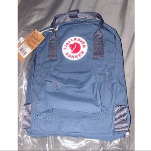 BNWT Fjallraven Kanken Mini Navy Backpack